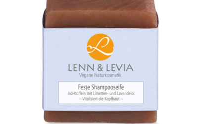 ZEROWASTE GEHT GANZ EINFACH: ZUM BEISPIEL MIT DER LENN & LEVIA FESTEN SHAMPOOSEIFE BIO-KOFFEIN MIT LIMETTEN- UND LAVENDELÖL